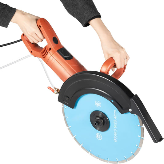 Elektrische Diamantzag – Betonzaag – Steenzaag – Tégelzaag – Houtzaag – 3000W Zuiver Koperen Motor – 35 cm Zaagblad Met Waterkoeling