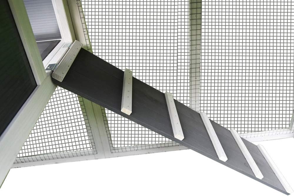 Kippenhok – Kippenren – Pluimveehok – Legnest – Kippenverblijf – Met Golfplaten Dak – Weerbestendig En Ruim - QUORE