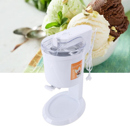 Elektrische Ijsmachine – Automatische Ijsmaker – Sorbetmachine – Yoghurtmaker – IJsbereider – 1 Liter Capaciteit – Stil en Gemakkelijk Schoon Te Maken
