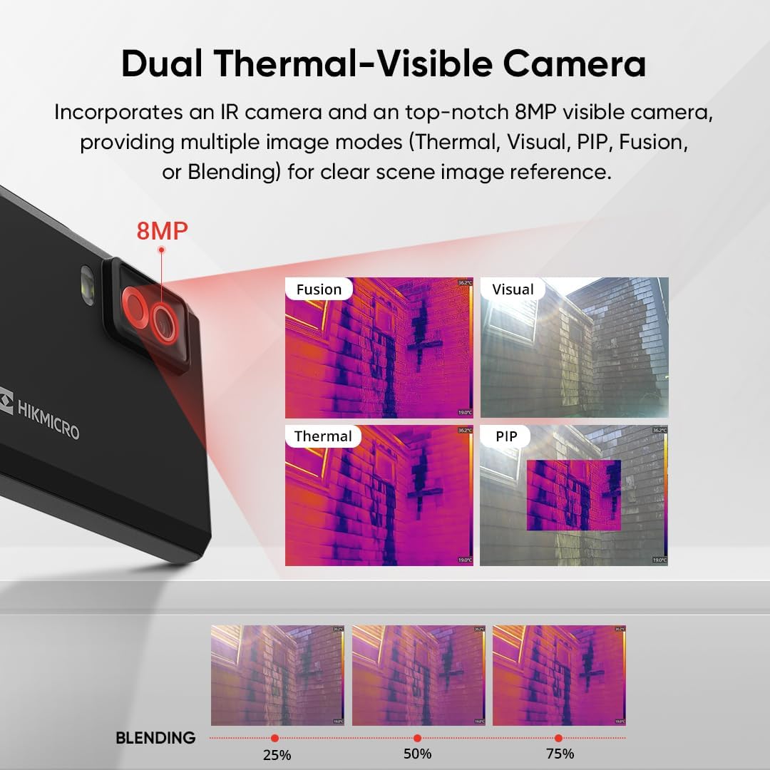 HIKMICRO HM-TP42-3AQF/W-Pocket2 Warmtebeeldcamera -20 tot 400 °C 25 Hz WiFi