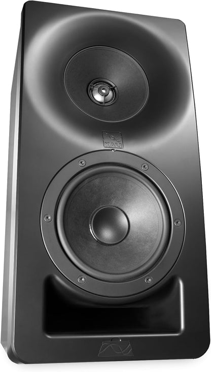Kali Audio SM-5-C, passieve 3-weg studiomonitor (high-performance box, 5-inch woofer, 4-inch middentoner, 1-inch metalen dome-tweeter, professionele geluidsomvormer technologie), zwart
