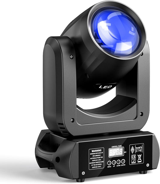 150W Moving Head LED DMX512 Spot Beam RGBW Wash GOBO 18 Prisma DJ Disco Stadion Feestlicht voor Bruiloft Lichtshow Bar Club Kerstmis