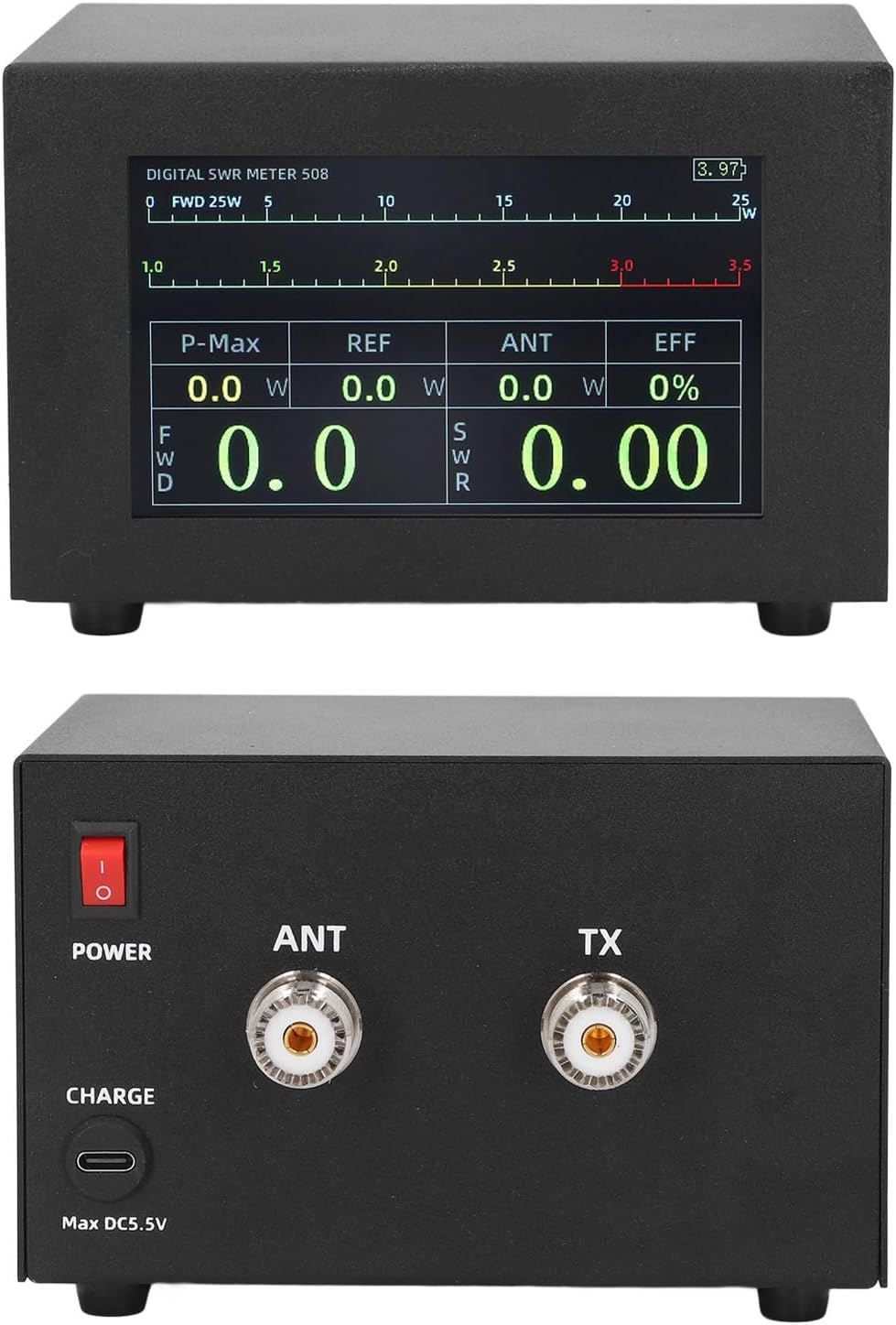 200 W Digitale Power SWR Meter Digitale Power Staande Meter Ampère Meter IPS Scherm SWR Meter