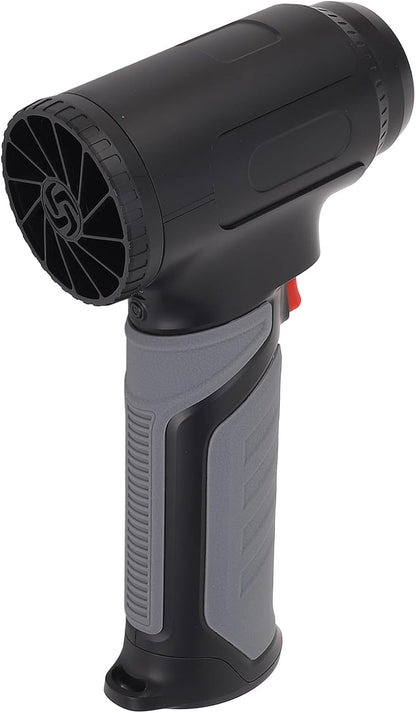Jet Blower, Elektrische Luchtstofdoek, 40000RPM Windsnelheid Oplaadbare Draadloze Bladblazer met 6000MAH Batterij voor Computer, Auto, Buitenshuis, Ideaal voor Sneeuwverwijdering