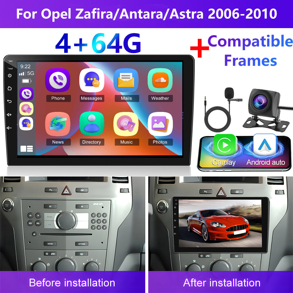 Android Autoradio – Car Stereo – Multimedia Systeem – In-Car Navigatie – Auto Radio – 9 Inch Touchscreen – Draadloze CarPlay & AHD Achteruitrijcamera