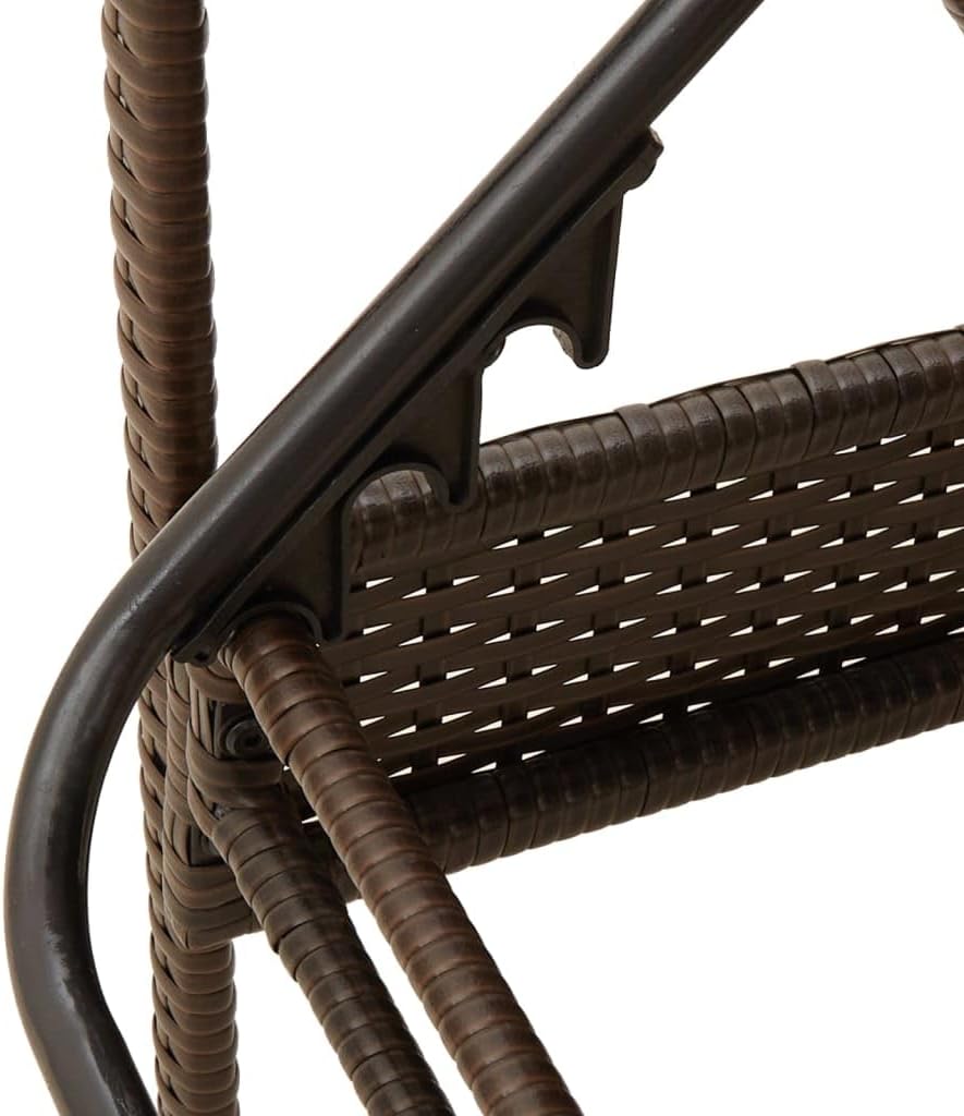 Sun Lounger with Cushion, Poly Rattan, Brown, 63 x 200 x 81 cm, Garden Lounger, Outdoor Pool Lounger, Sun Lounger, Garden Lounger, Beach Chair, 368300 - QUORE