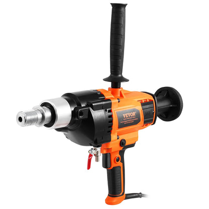VEVOR Draagbare diamantkernboormachine met boordiameter 20 tot 180 mm, robuuste betonkernboormachine 2600 W met transporttas, voor het boren van beton
