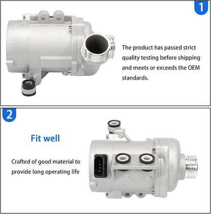 Electric Water Pump for 1 2 3 5 6 Series X1 X3 X5 Z4 2.5 3.0 N51 N52 2004-2013 11517586925