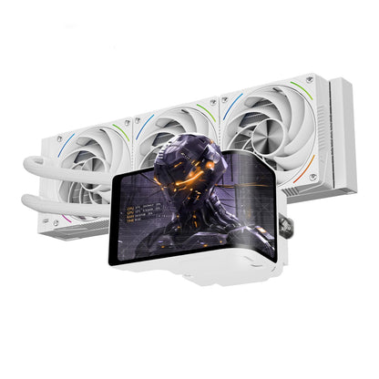 Liquid Cooler – Waterkoeler – CPU Koeler – Processor Koeling – PC Cooler – 6,67 Inch Gebogen OLED Display – Radiator 403x120x55 mm