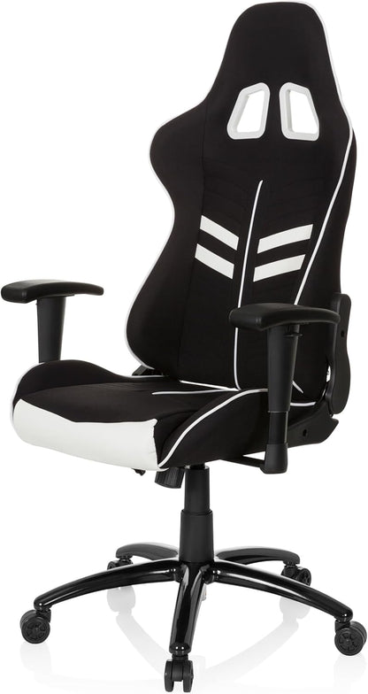 hjh OFFICE 729250 League Pro 729250 Chef-stoel met armleuningen, ergonomisch sportzitje, in hoogte verstelbaar