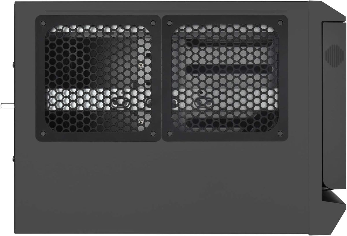 SilverStone Technology SST-CS381 v 1.2 - Case Storage ATX Midi Tower computerbehuizing, binnenkant zwart, ondersteunt 8X 3.5 of 2.5" hot-swap harde schijflades, frontdeur afsluitbaar, zwart