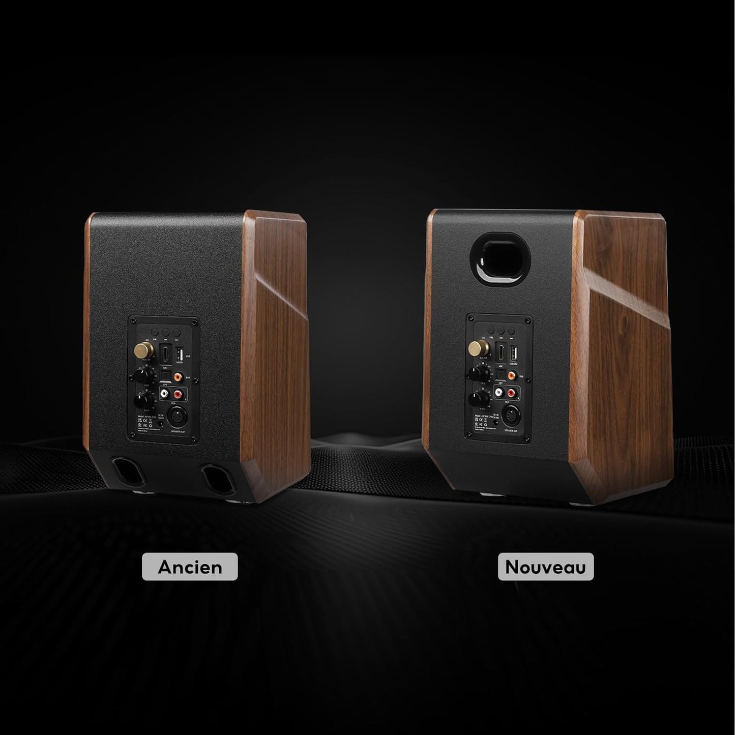 AIYIMA S700 2.0 Actieve plankluidspreker, 100 W studio-monitor met 5,25 inch Woofer, Bluetooth 5.0, HDMI ARC, optisch, RCA, USB-ingangen, subwooferuitgang, hifi boekenplank luidspreker voor pc en