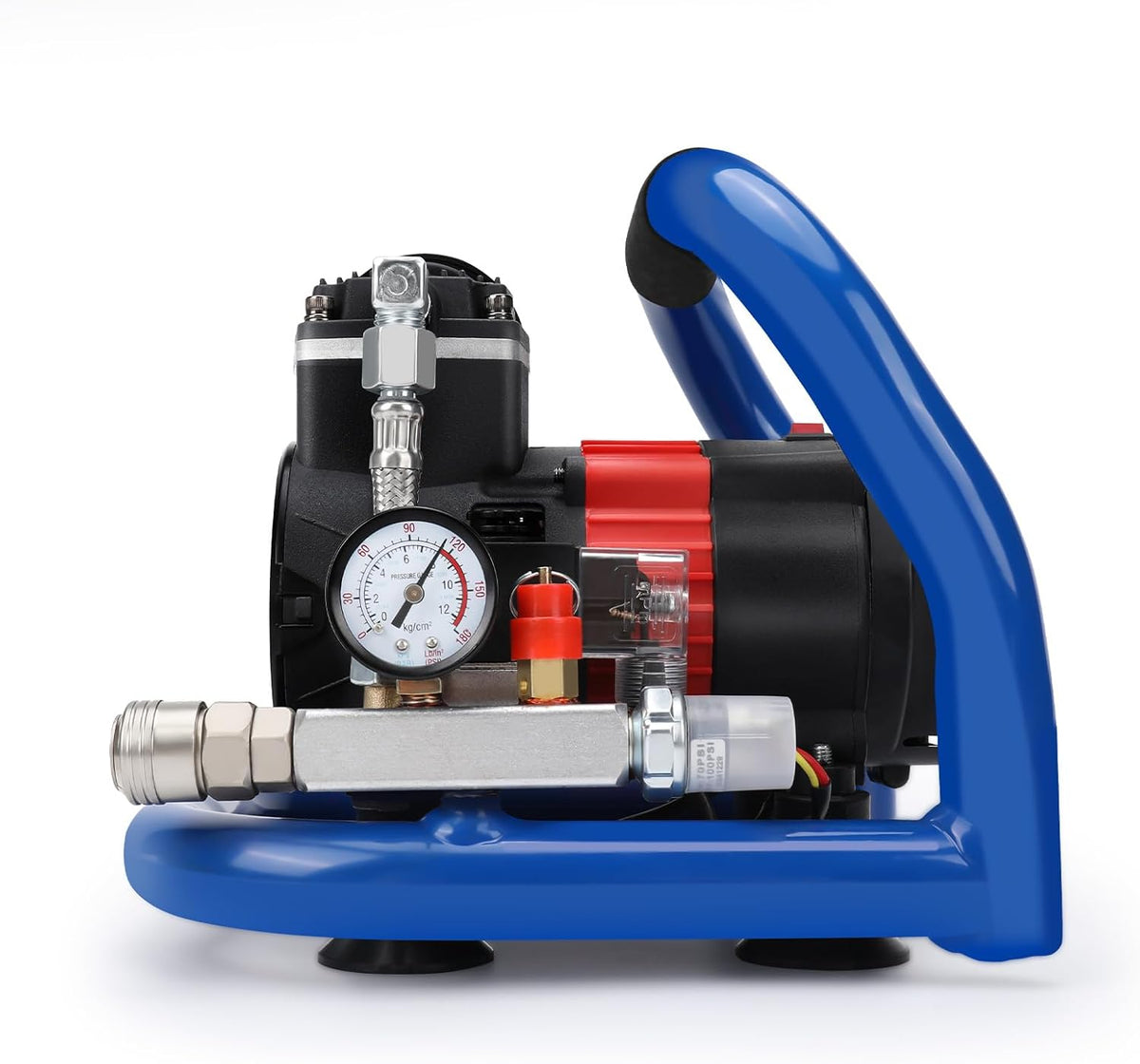 Accucompressor – Draagbare Luchtcompressor – Persluchtcompressor – Draadloze Compressor – Pneumatische Compressor – 7 Bar Max Werkdruk – 1,5 Liter Capaciteit
