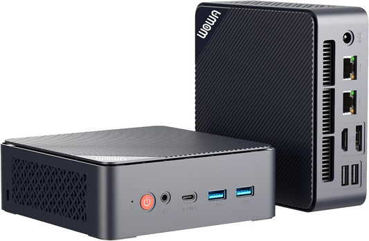 AWOW Mini PC W-11 Pro Twin Lake-N N150 Quad Core 3.60GHz, 16GB DDR4 3200MHz 512GB M.2 PCIE3.0 SSD Mini Desktop Computer, Micro PC Dual Display HDMI DP 4K@60Hz Dual RJ45 Gigabit Ethernet, AX101 - QUORE