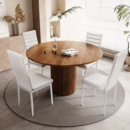 Moderne Eetkamerstoel – Comedor Silla – Sillas Para Comedor – Silla Comedor Moderna – Banquetas Desayunador – Zwart – Zacht Gevoerd – Metaalvrij Frame