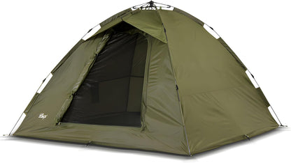 Lucx® Ruck Zuck Tent, vistent, 1-2 man bivvvvy, karpertent, campingtent, secondentent, snelopbouwtent