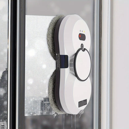 Raamreinigingsrobot – Ramenrobot – Glazenreiniger – Stofzuigerrobot – Dweilrobot – 2-in-1 Stofzuigen en Dweilen – Wit Modern Design – Sterke Draagkracht 6 kg