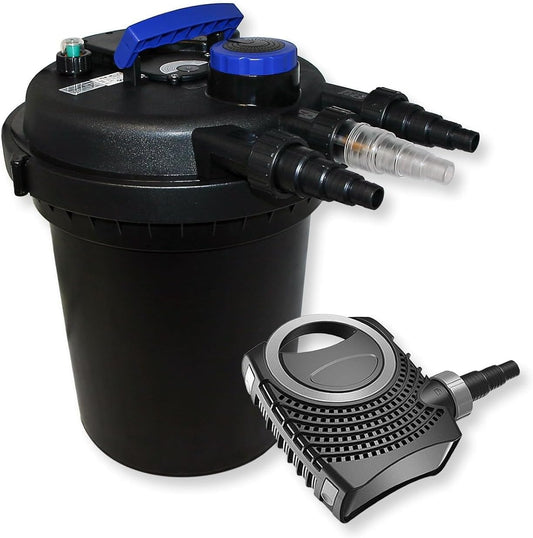 Set drukfilter 6000 l, UVC-unit 11 W, vijverpomp 70 W