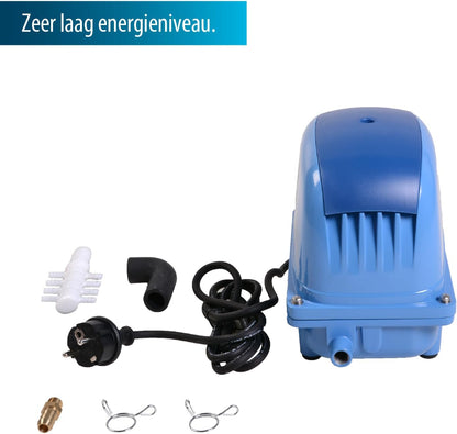 Luchtpomp – Vijverpomp – Airpump – Zwembadpomp – Aquarium Luchtpomp – 25 Watt Energiezuinig – Max Druk 3,0 Meter
