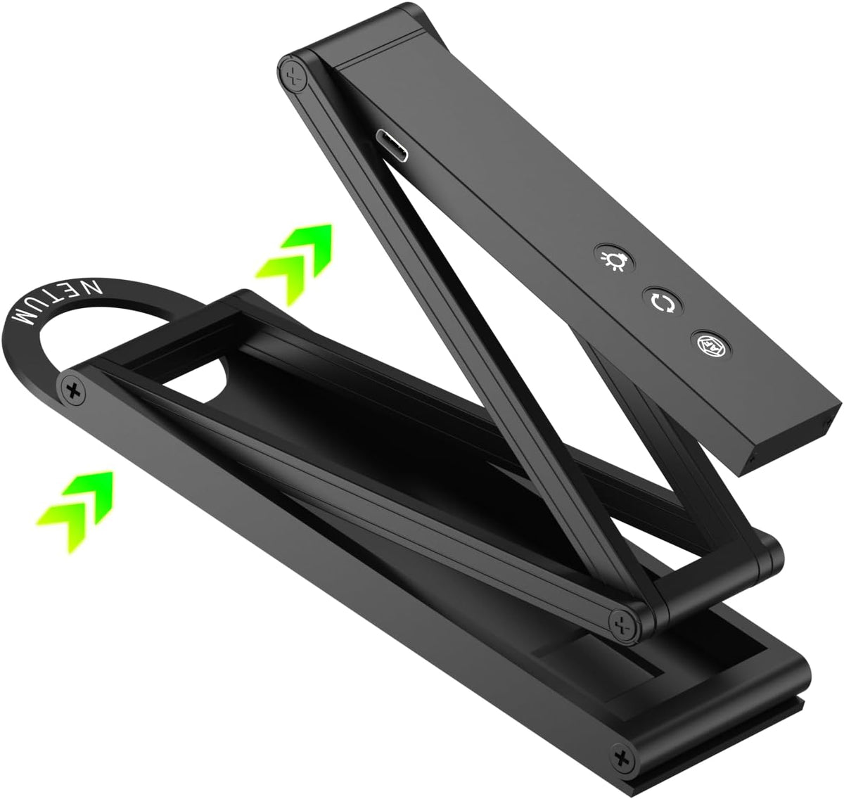 NETUM Documentcamera en webcam 4K met microfoon USB-visualizer 3-niveau Touch LED Auto-focus Image Invert Opvouwbaar voor Windows Mac OS Linux - Remote Teaching & Live Demo (SD-1300)