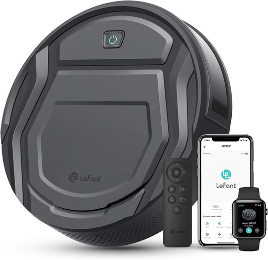 Robotstofzuiger – Dweilrobot – Stofzuigrobot – Vloerwisser – Automatische Reiniging – Compact Design – Lange Batterijduur