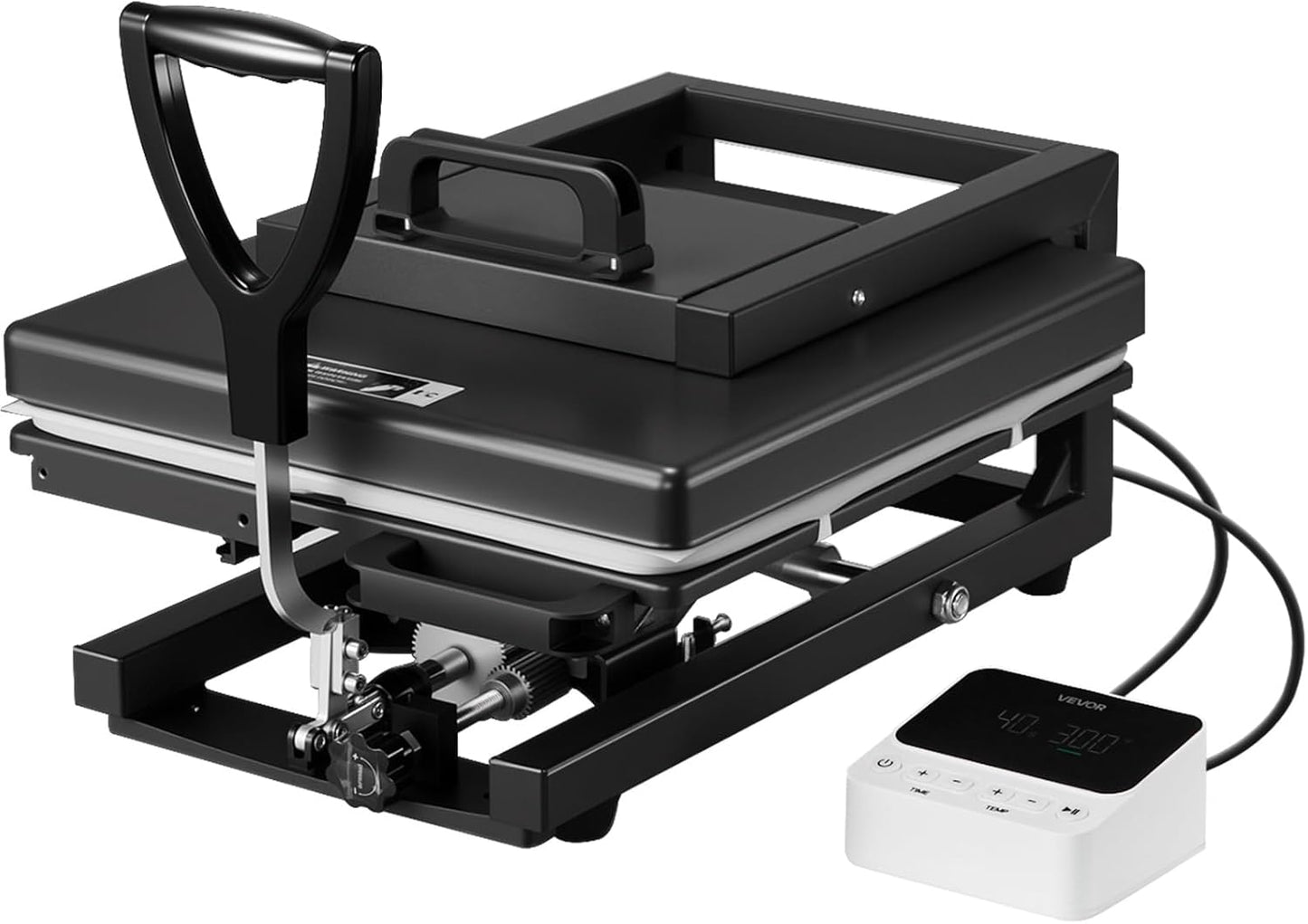 VEVOR Hybride warmtepers, 15 x 15 inch, 5-in-1 multifunctioneel, snel en gelijkmatig opwarmen, gloednieuw gepatenteerd ontwerp, eenvoudig te bedienen, sublimatiepersmachine voor T-shirts, mokken