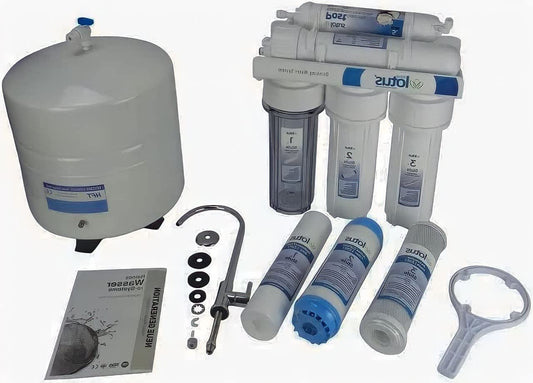 5-stage reverse osmosis osmosis 75GPD water filter 3.2G Ecoplus - QUORE