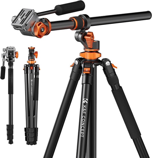 Camerastatief – Fotostatief – Videostatief – Reisstatief – Statief Met Monopod – 231 Cm Hoog – Hydraulische Kop