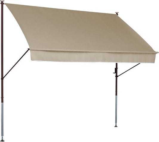 Angerer Style 400 cm klem luifel, zand, 150x400x225 cm