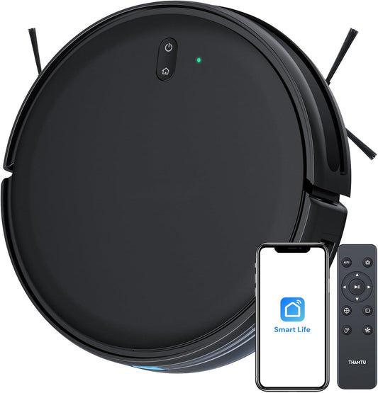 Robotstofzuiger – Robot Schoonmaakmachine – Dweilrobot – Automatische Stofzuiger – Smarte Robot – 2200 Pa Zuigkracht – Alexa & App Bediening