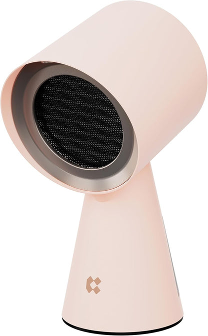 CIARRA CBPHP01 Mini-afzuigkap HOOD TO GO draagbare tafelafzuigkap, mobiele desktop, afzuigkap voor steak, grillen, BBQ, camping, camper, keuken, reizen, Rosa - QUORE