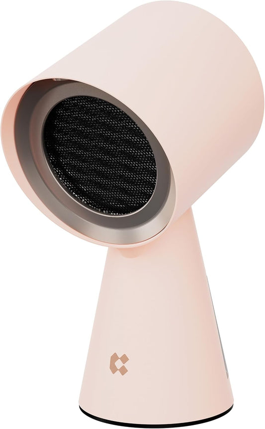 CIARRA CBPHP01 Mini-afzuigkap HOOD TO GO draagbare tafelafzuigkap, mobiele desktop, afzuigkap voor steak, grillen, BBQ, camping, camper, keuken, reizen, Rosa - QUORE