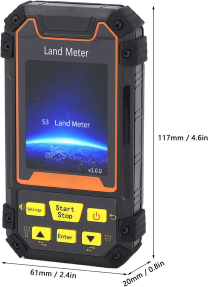 Landmeter, 2.4In Color Screen GNSS Handheld Landmeter, Mini Portable Handheld GPS Surveyor Area Measurement Tool, voor Gebied, Helling, Afstandsmeting
