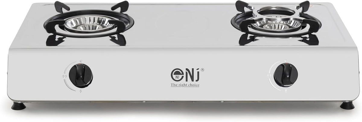 NJ-200SD Indoor Gasfornuis - 2 Brander Draagbaar Gaskookplaat LPG Fornuis 8.8kW