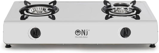 NJ-200SD Indoor Gasfornuis - 2 Brander Draagbaar Gaskookplaat LPG Fornuis 8.8kW