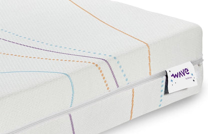 Koudschuimmatras – Comfortmatras – 7-Zones Matras – Orthopedisch Matras – Ademend Matras – 160 x 200 x 18 cm – Tweezijdig Gebruik – Hoogwaardig Elastisch Koudschuim