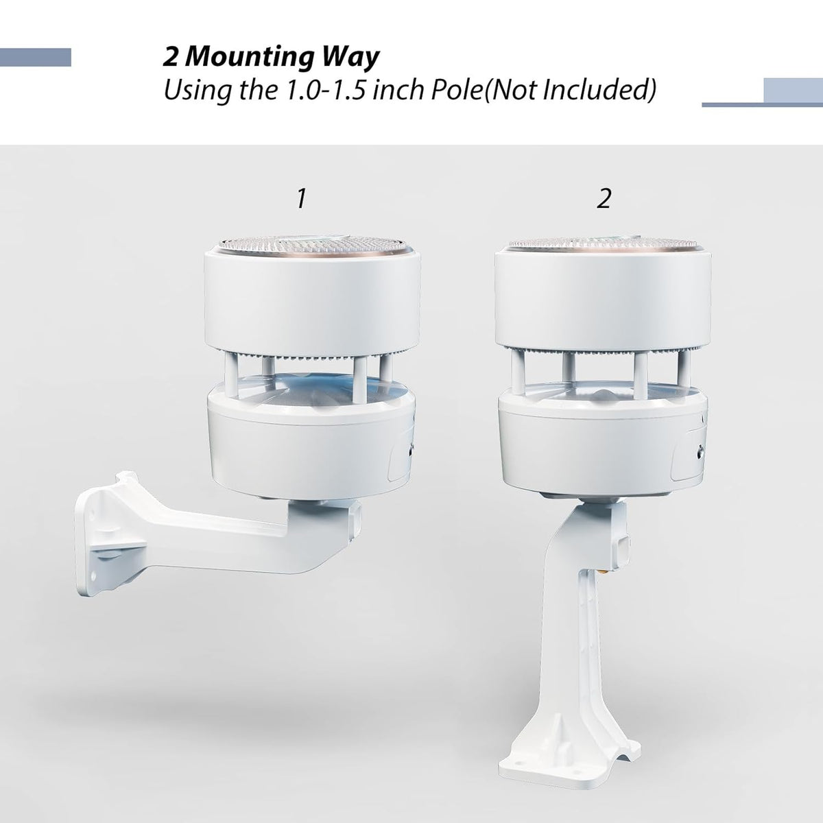 ECOWITT WS85 Weersensor voor weerstations/consoles WS3800/WS3900/HP2560, outdoor-tuineenheid met ingebouwd zonnepaneel, regenmeter, snelheidssensoren, windrichting
