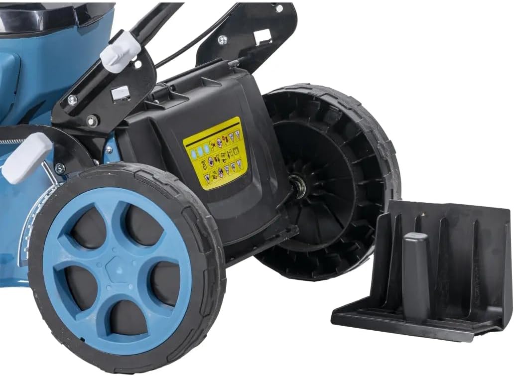 Accugrasmaaier – Elektrische grasmaaier – Draadloze maaimachine – Tuinmaaier – Batterij grasmaaier – Maaibreedte 46 cm – Automatische accu-omschakeling