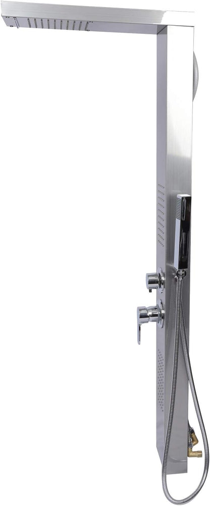 Multifunctioneel Douchepaneel – Douchepaneel – Douchekolom – Regendouche – Massagejets – Roestvrij Staal – 150 cm Handdoucheslang