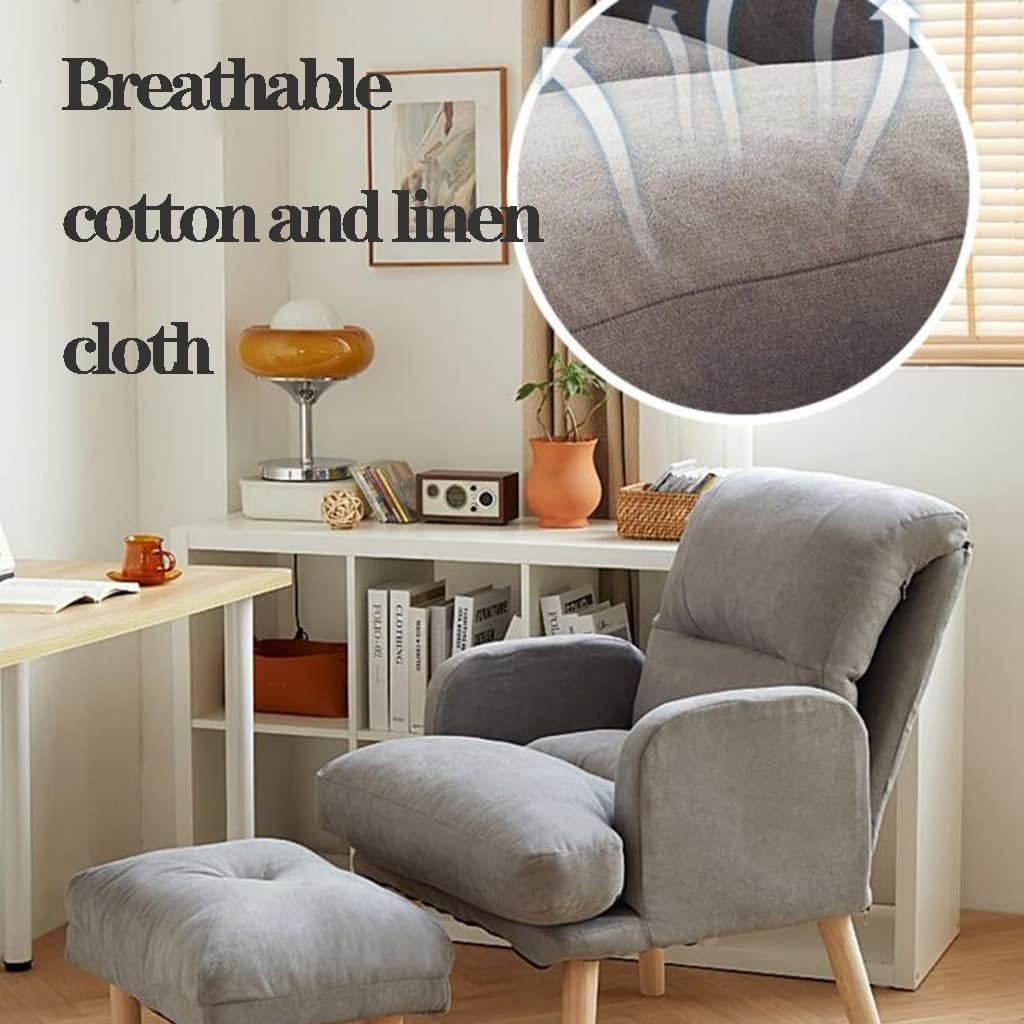 Relaxfauteuil – Relaxstoel – Leunstoel – Fauteuil – Zitstoel – Verstelbare Rugleuning – Hoogwaardige Velvet Bekleding – Inclusief Voetenbank – Stevig Stalen Frame – Wit