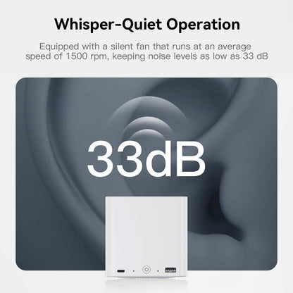 Beelink ME Mini PC, Intel N95 up to 3.6GHz, 12GB LPDDR5, 64GB EMMC, 6x M.2 NVMe, Dual LAN 2.5G, HDMI, WiFi 6, BT 5.2, USB-C/Compact NAS/Office