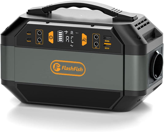 Powerstation – Draagbare Energiecentrale – Noodaccu – Portable Powerbank – Zonnegenerator – 330W (600W Piek) – 288,6 Wh Capaciteit