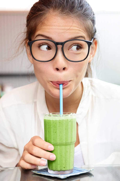 OmniBlend Smoothie Maker 2L zwart - Smoothie Mixer met BPA-vrije houder & 6 messen systeem van roestvrij staal - Ideal voor groene smoothies - Blender met 3 pk motor