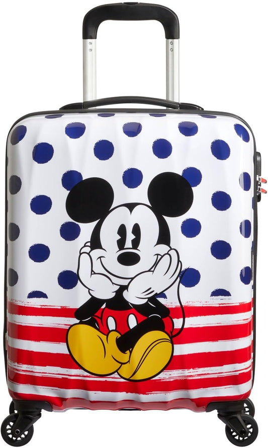 American Tourist Disney Legends - Spinner S, Children's Bagage, 55 cm, 36 L, veelkleurige (Mikcey Blue Dots)