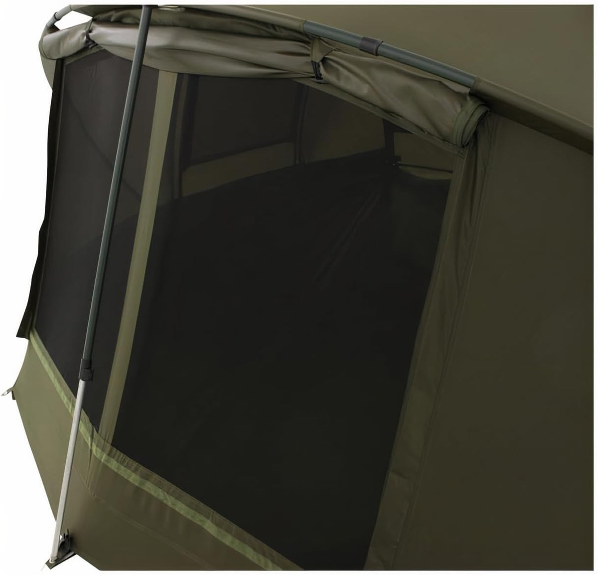 Lucx Leopard Bivvy vistent voor personen, karpertent voor 2 tot 3 mannen, visserstent Carp Dome Fishing Tent 10.000 mm, olijfgroen, 1-3 tent