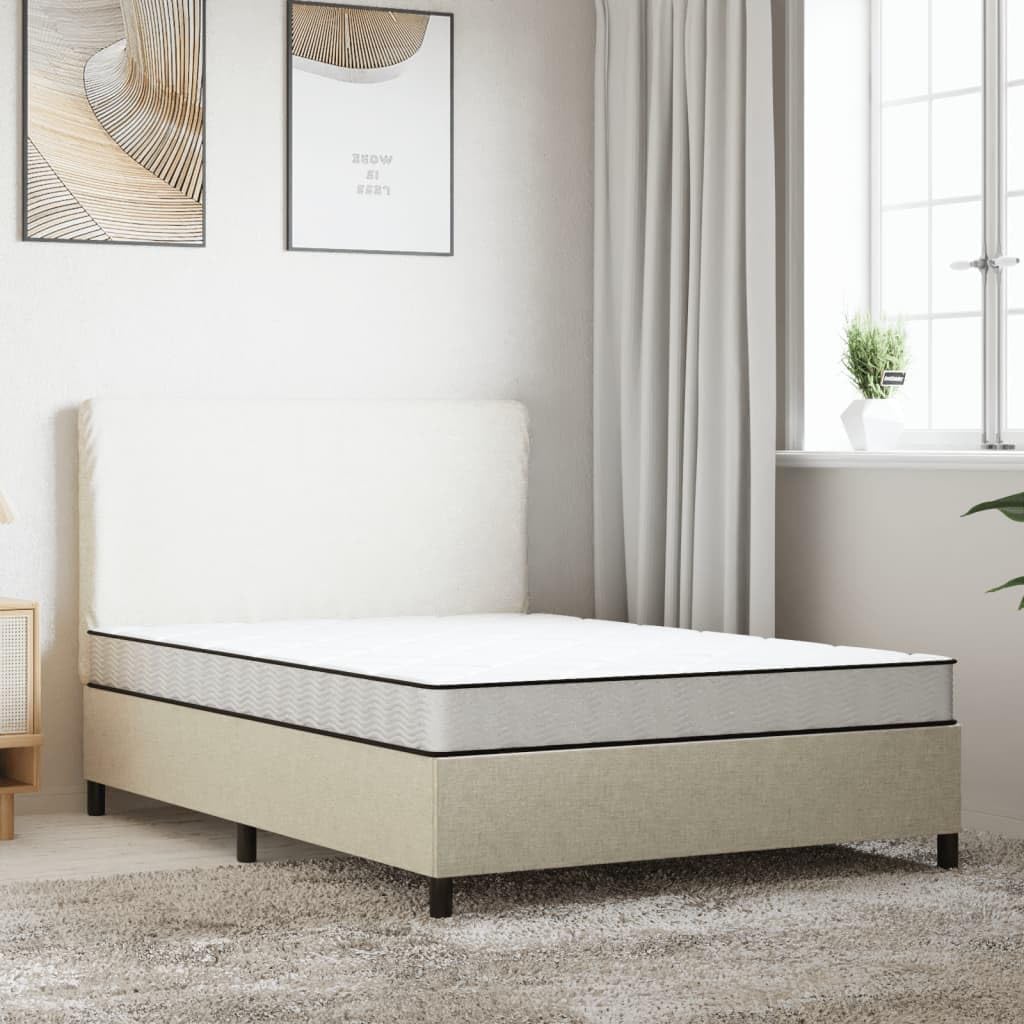 Schuimmatras middelzacht 140x200 cm – Tweepersoonsmatras – Tweepersoons Matras – Matras Schuimrubber – Foam Matras – Matras Schuim – Geluiddempend – Ademend Peached Geweven Hoes