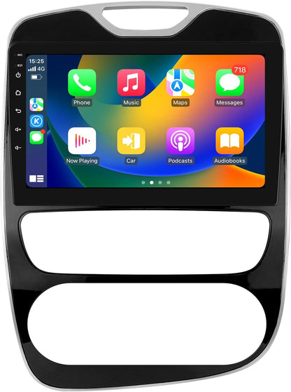Ossuret Autoradio voor Renault Clio 4 (2012-2019), 9 Inch Android 14Touchscreen 2+32GB GPS Navigatie met Carplay Android Auto WiFi Bluetooth Stuurwielbediening DSP TPMS DAB+ OBD2