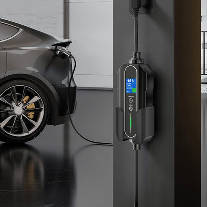 Oplaadkabel elektrische auto – Type 2 laadkabel – EV laadkabel – Auto oplader – Elektrische laadkabel – 16 A 3,6 kW – Waterdicht IP66 – 5 meter met draagtas