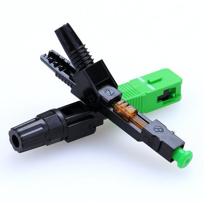 150 stks Ftth Embedded Quick Assembly Connector SC-APC Overdekte Draad Glasvezel connector,APC Speciale Broadcasting CATV