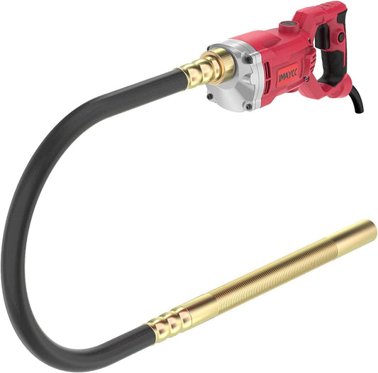 IMAYCC Elektrische betontriler, 1500 W binnentriler, flessenschudder, 2 m trilstaaflengte, betonvibrator, 4200 omw/min roerastoerental